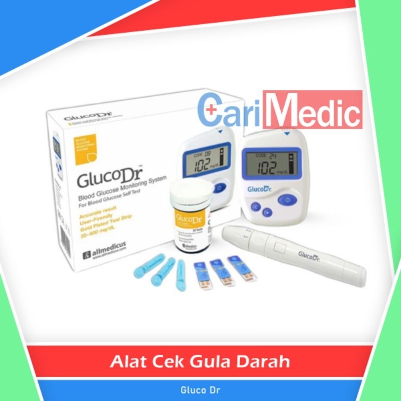 Jual Alat Strip Cek Gula Darah Glucodr Agm Tes Glukosa Darah Shopee Indonesia