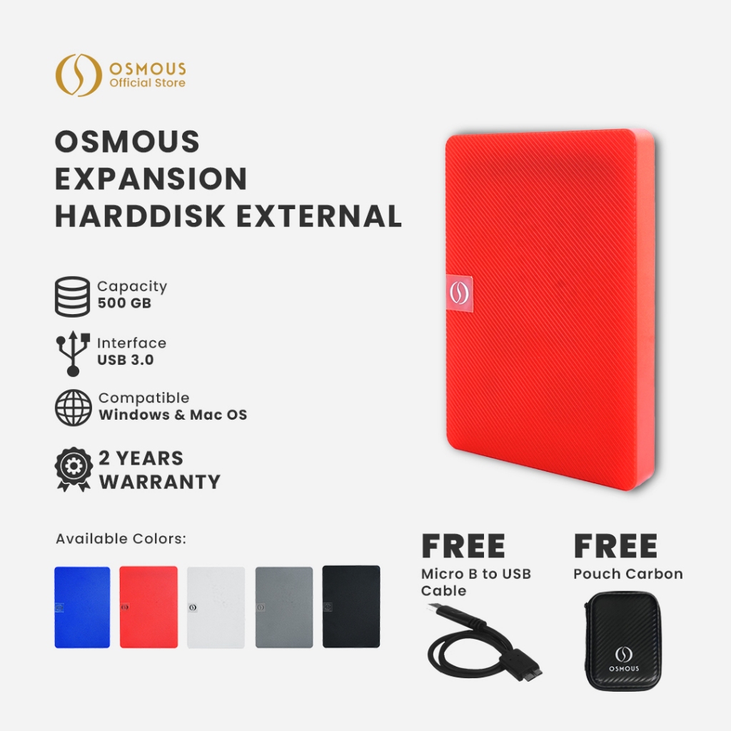 Jual Osmous Expansion Hardisk Hdd Eksternal Gb Shopee Indonesia