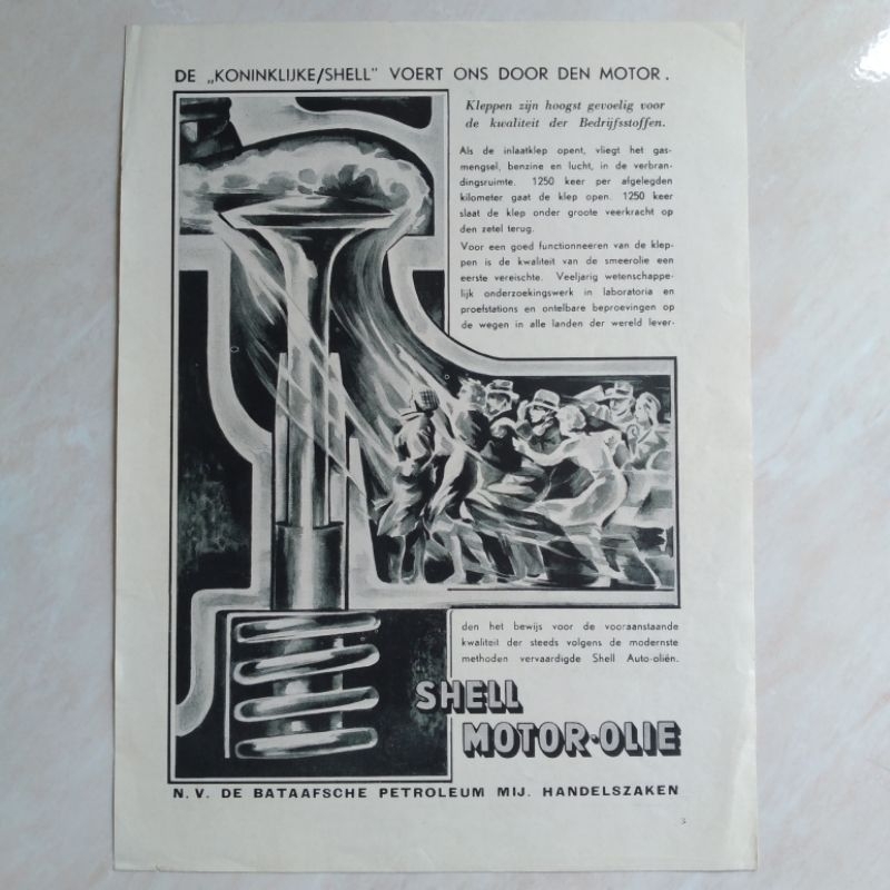 Jual Kertas Iklan Kuno Jadul Shell Motor Olie 1930-1940 Majalah ...