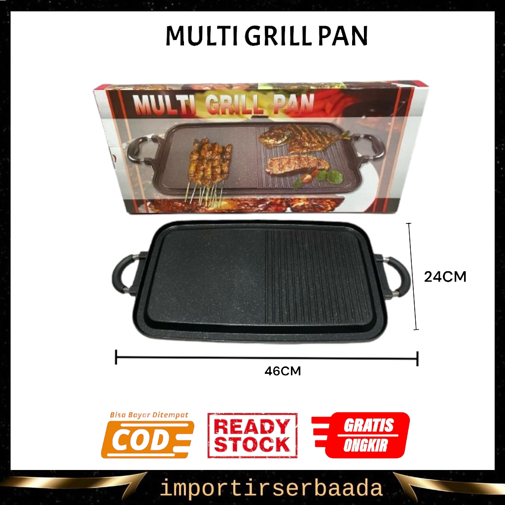 Jual IMP Multi Grill Pan Panggangan Daging BBQ Pan Sate Anti Lengket