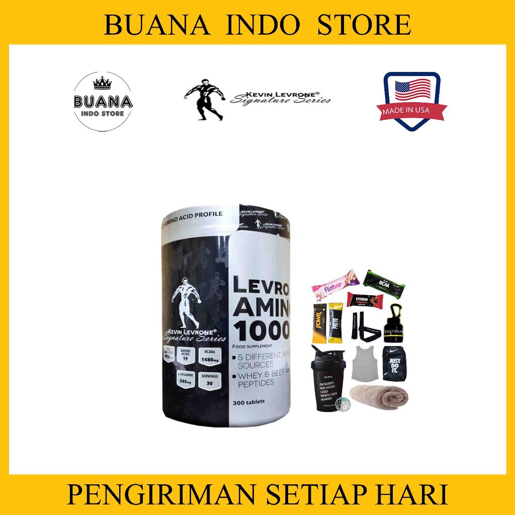 Jual Kevin Levrone Levro Amino 10000 300 Tablets | Shopee Indonesia