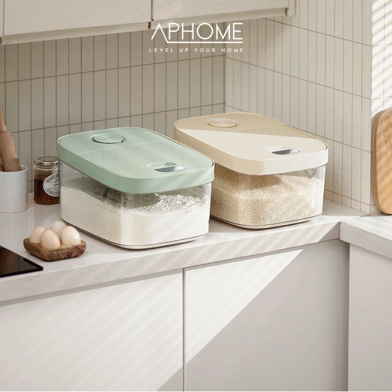 Jual APHOME Kontainer Beras Serbaguna Tempat Beras Kotak Wadah Beras ...