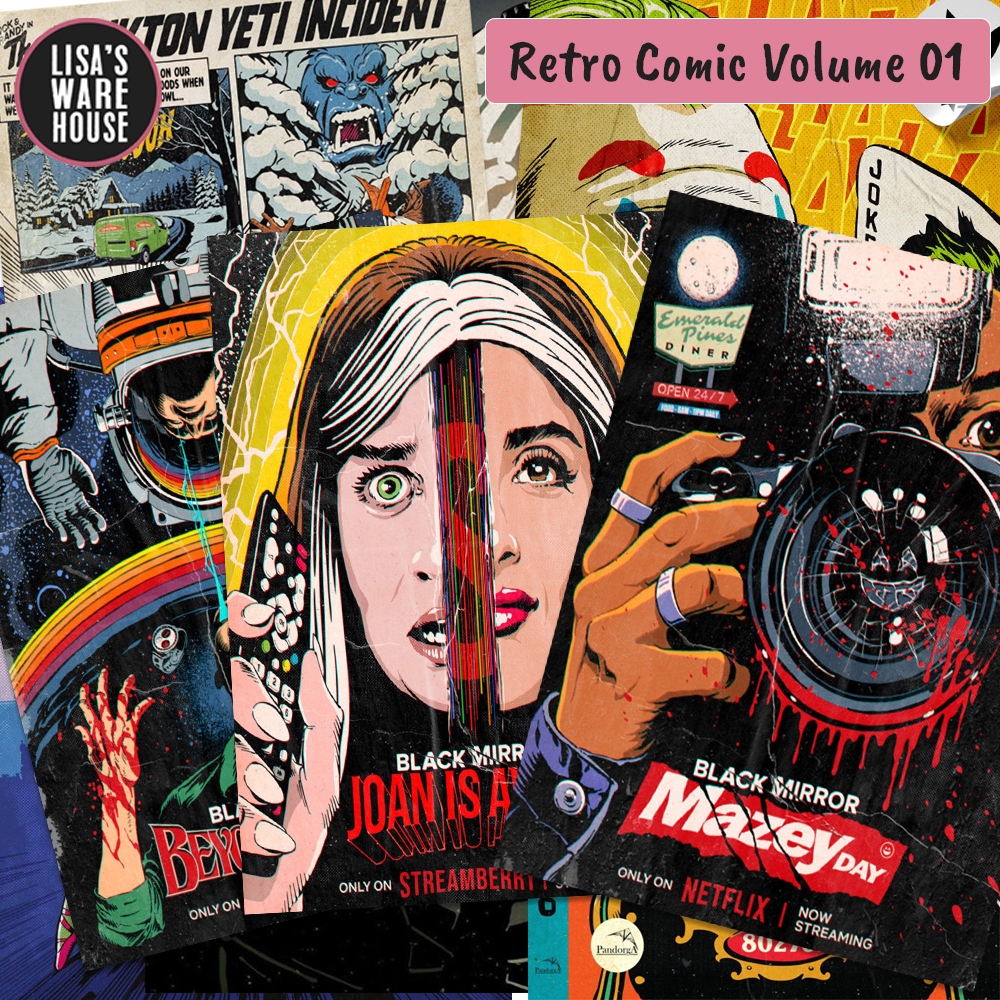 Jual Poster Mini Retro Comic Volume 01 | Shopee Indonesia