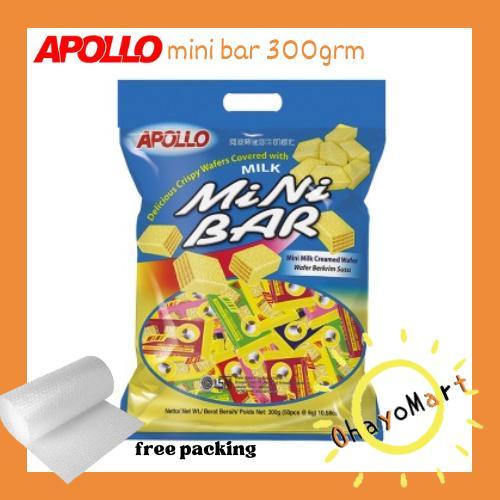 Jual Apollo mini bar milk/ Apollo mini Wafer susu / wafer berkrim susu ...