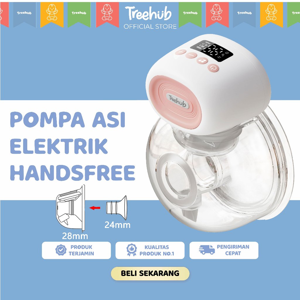 Jual Treehub Pompa ASI Electric Handsfree Breast Pump Wearable Pumping ...