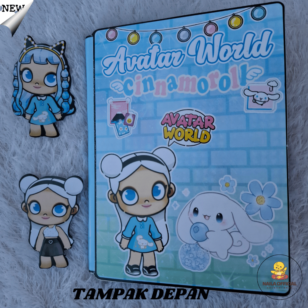Jual Paper Doll Avatar World Cinnamorol Terbaru Mainan Edukasi Bongkar