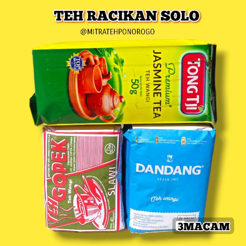 Jual TEH RACIKAN SOLO. GOPEK,DADANG,TONG TJI PREMIUM. RACIKAN TEH SOLO ...