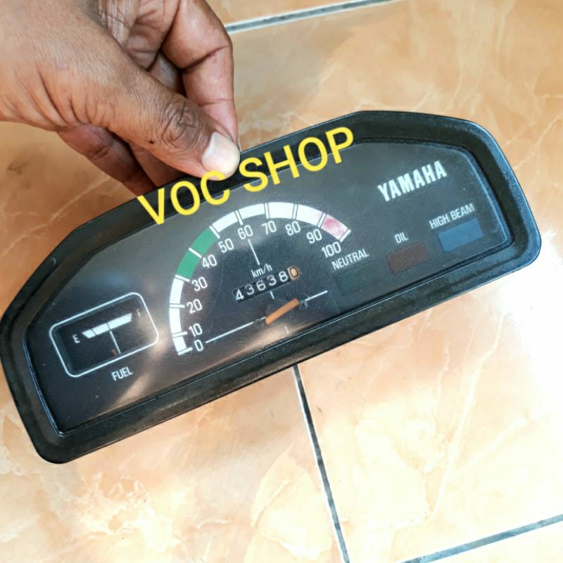 Jual Yamaha V80 Super Deluxe Robot Speedometer Speedo Original Bekas