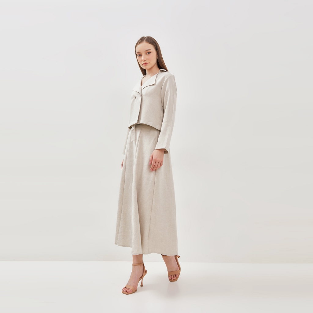 Jual SIMPLICITY Two Buttons Cropped Blazer | Shopee Indonesia