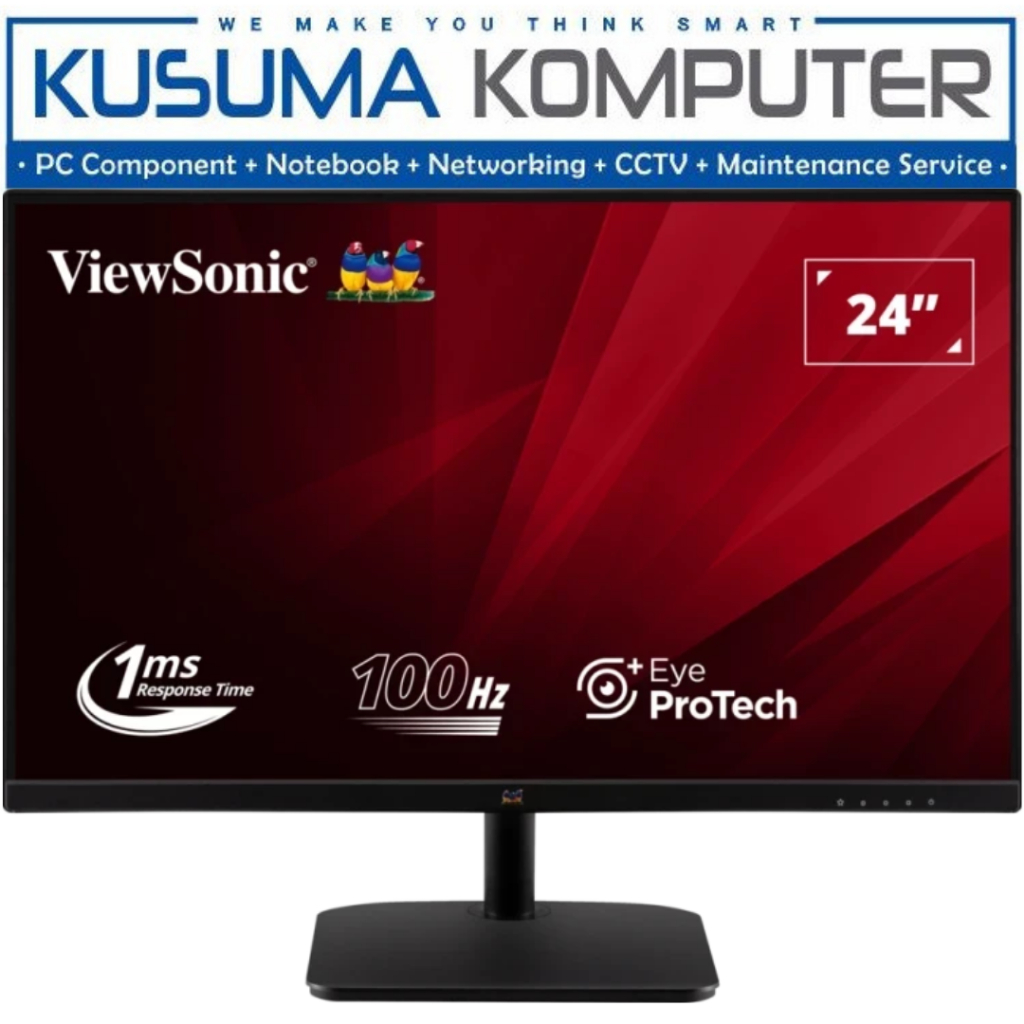 Jual Monitor VIewsonic VA2432-H VA2432 24" IPS FHD 100Hz | Shopee Indonesia