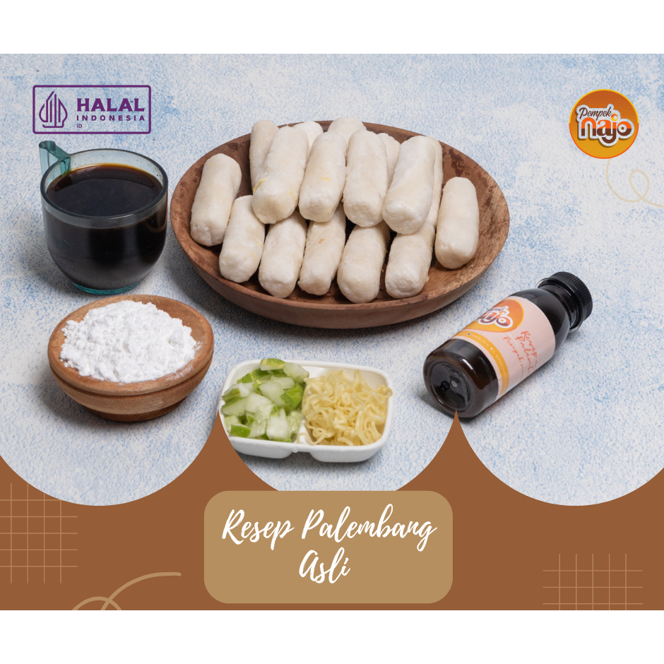 Jual Pempek Najo Resep Palembang Asli Pempek Lenjer Mini Frozen 15 pcs ...