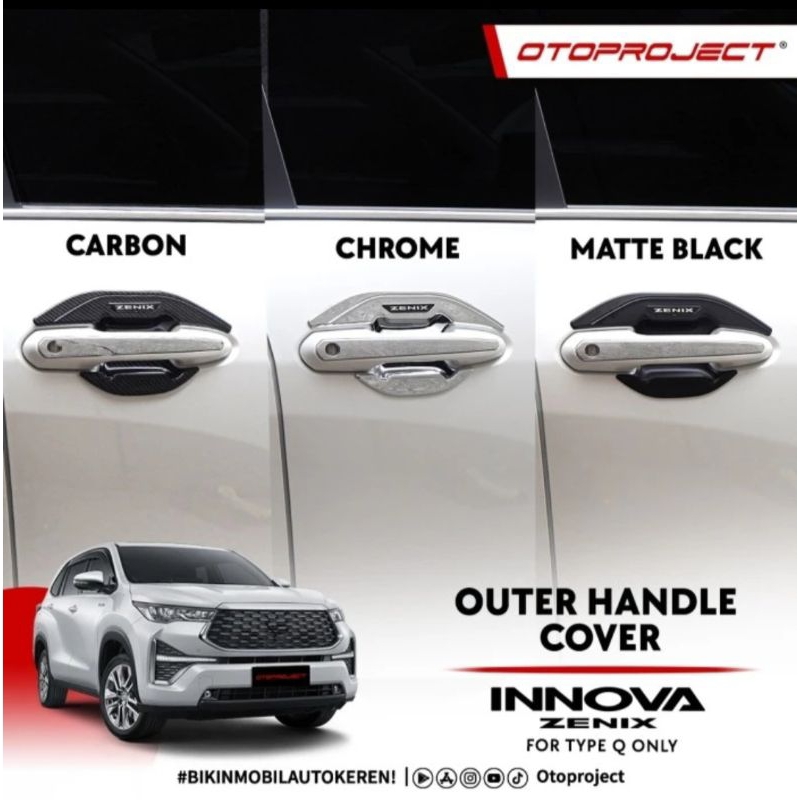 Jual Otoproject Outer Handle All New Innova Zenix Model Premium 2022 ...