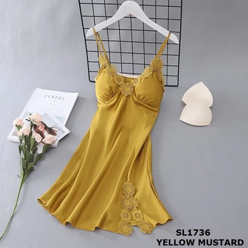 Baju Tidur Piyama Baju Tidur 1736 L XL Sleepwear Baju Wanita BLIORI Lingerie Satin