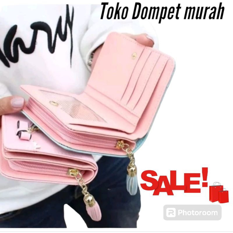 Jual DOMPET WANITA VALEN/LIPAT SIMPLE MURAH | Shopee Indonesia