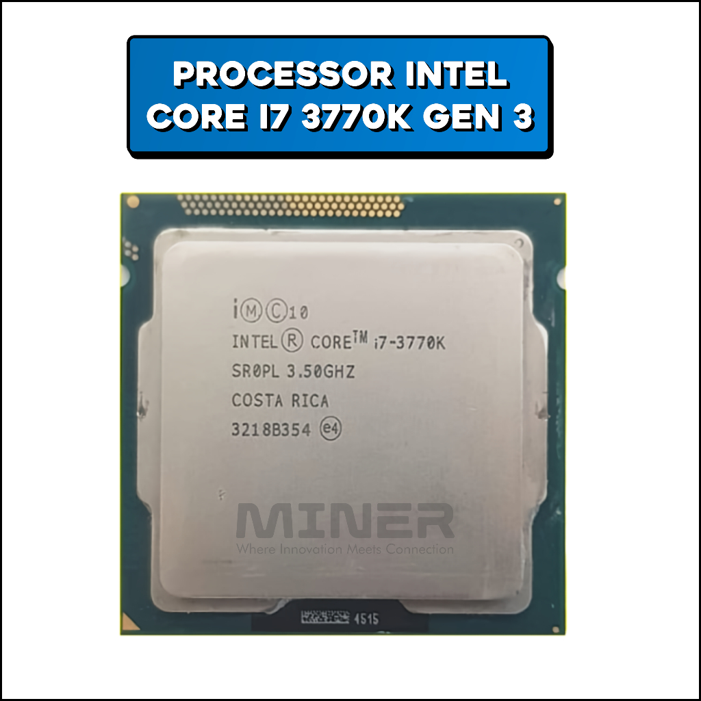 Jual Processor Intel Core I7 3770/3770K Gen Ivy Bridge LGA 1155