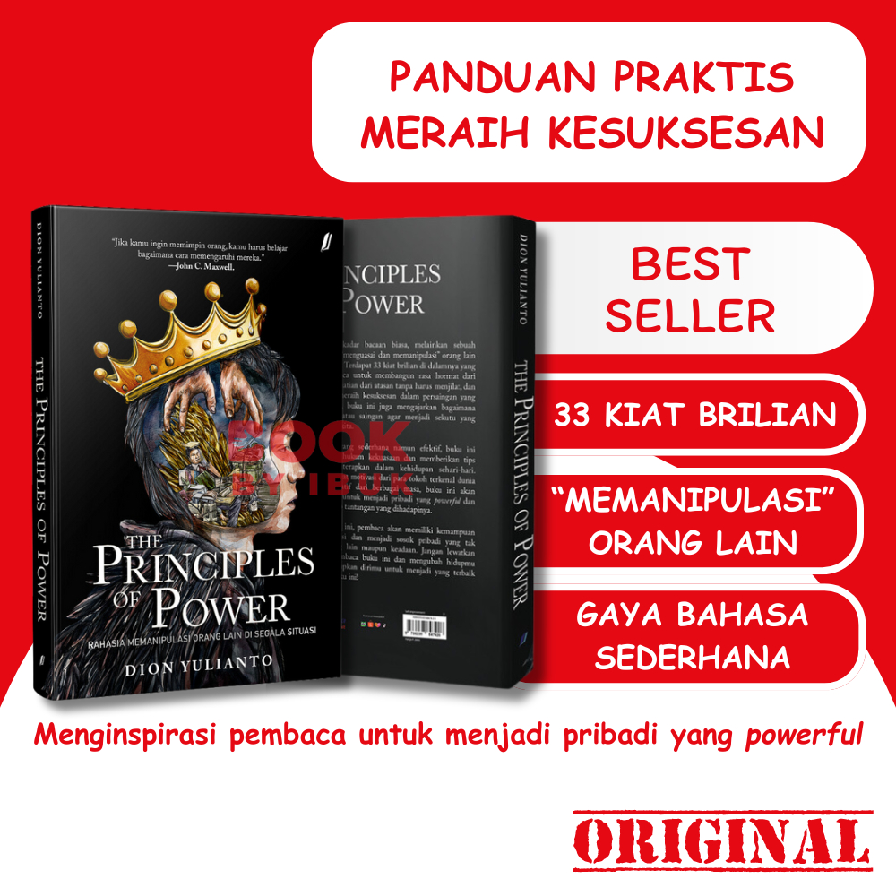 Jual Buku The Principles of Power, Dion Yulianto, Buku Self Improvement ...