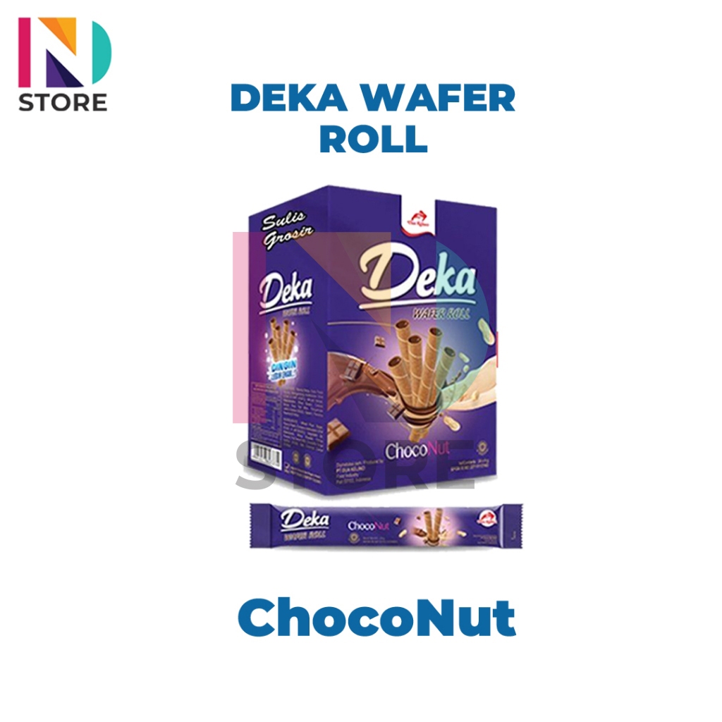 Jual Deka Wafer Roll Choconut/Chocochoco 1 Box Isi 24 Pcs | Shopee ...