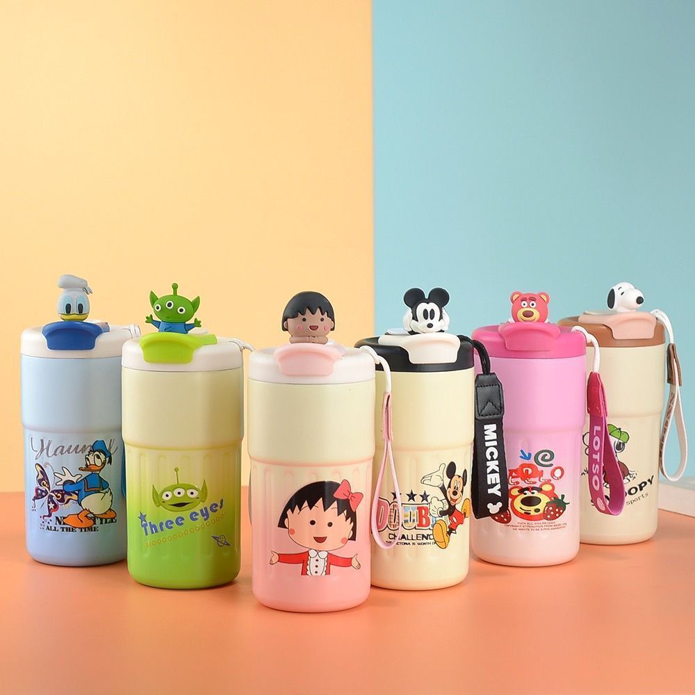 TERMOS ANAK KARAKTER DISNEY TUMBLER UK 420ML STAINLESS STEEL ANTI KARAT  TUMBLER TAHAN PANAS DINGIN HN 131 NEW PRODUCT
