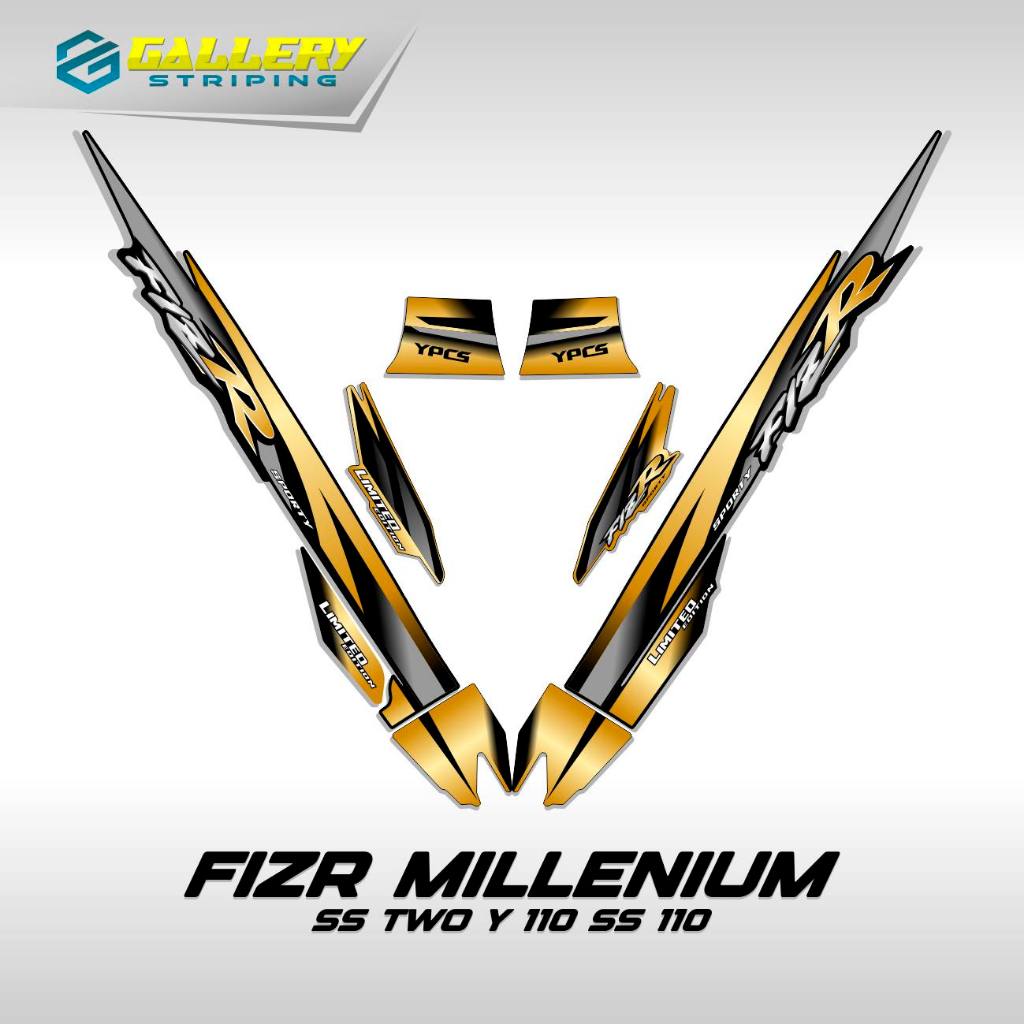 Jual Striping F1zr Motif 33 / Fiz R / Sticker Fizr / Z / Ss Two / Y110 ...