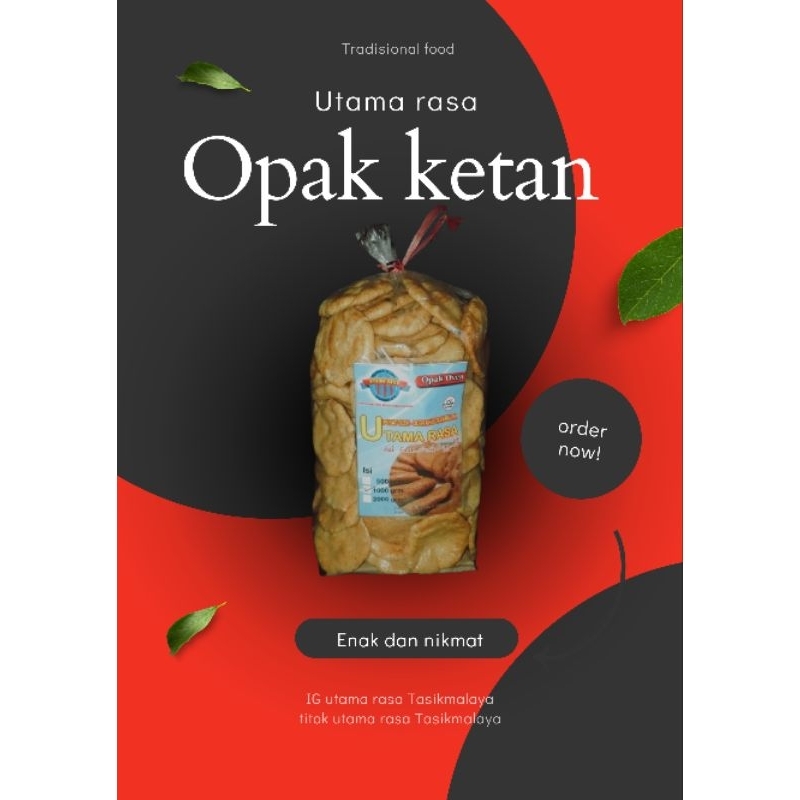 Jual opak ketan open utama rasa tasikmalaya 250gr | Shopee Indonesia