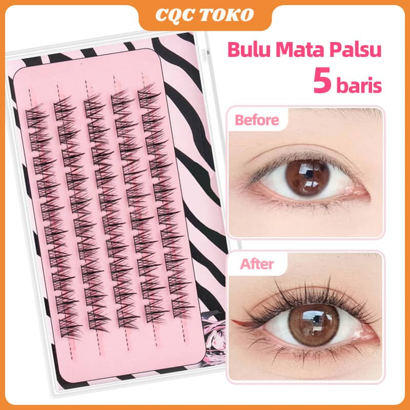 Jual Bulu Mata Palsu 5 Baris Tanam Natural Eyelash Extension Shopee Indonesia 5844