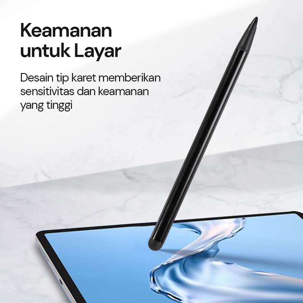 Jual Stylus Pen Tablet Capacitive and Resistive Universal 2in1 | Shopee ...