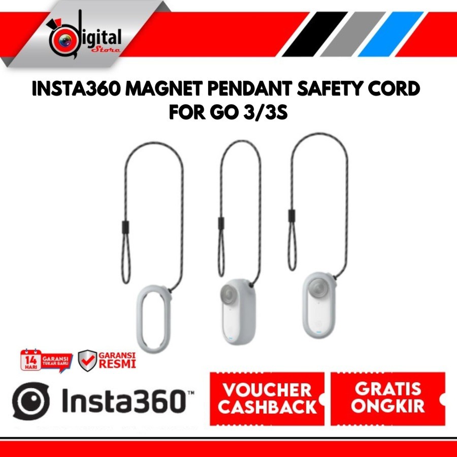 Jual Insta360 Magnet Pendant Safety Cord for GO 3 / GO 3S | Shopee ...