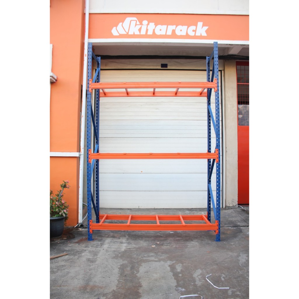 Jual Pallet Rack Heavy Duty KITARACK Rak Palet Besi 3 Layer Kapasitas 3 ...