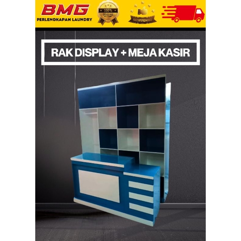 Jual RAK DAN MEJA KASIR LAUNDRY PAKET MURAH REQUEST WARNA | Shopee ...
