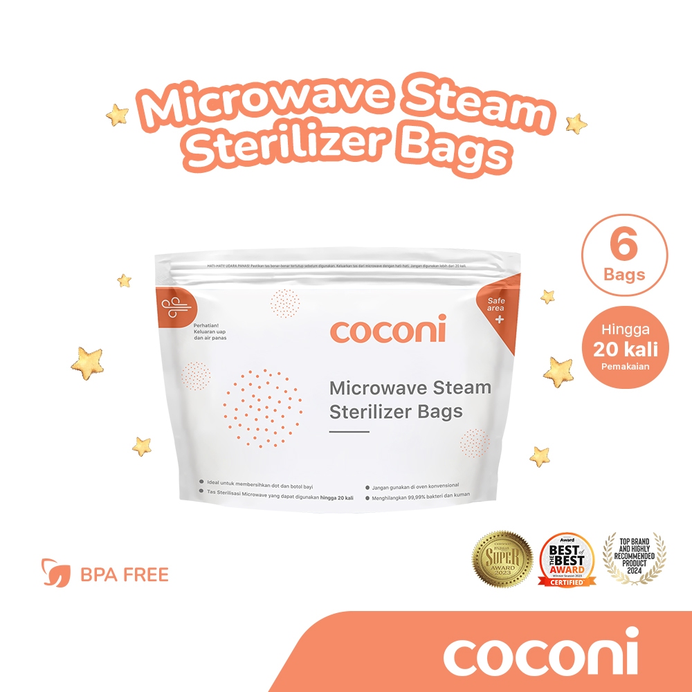 NCVI Microwave Steam Sterilizer Bag For Baby Bottles 8