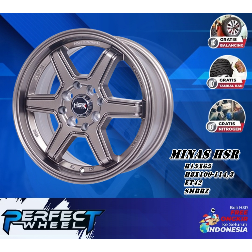Jual Velg Racing R15 Untuk Mobil Agya Mobilio Xenia Futura Merk HSR ...