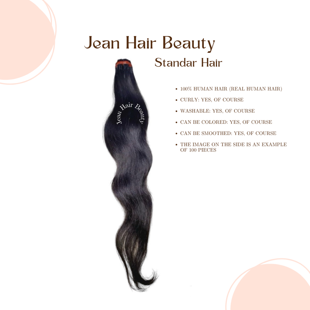 Jual Hair Extension Rambut Sambung Panjang 50 cm Type Standar Low ...