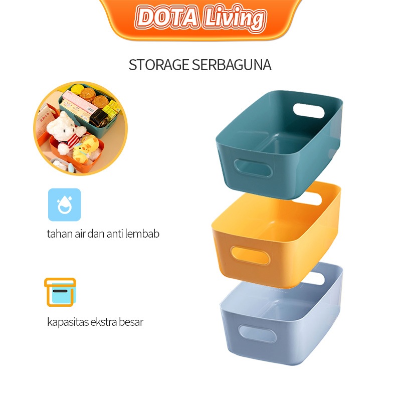 Jual Dota Living Desktop Storage Box Keranjang Plastik Keranjang