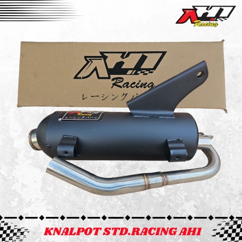 Jual KNALPOT STANDAR RACING AH1 RACING COPY CMS BEAT SCOOPY GENIO VARIO ...