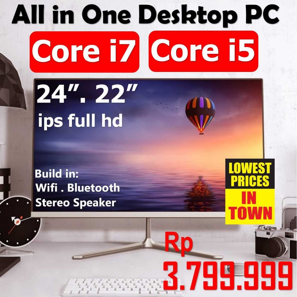 Jual **Harga Terendah** iVOpc Komputer Full Set All-in-One PC Baru, Cpu ...