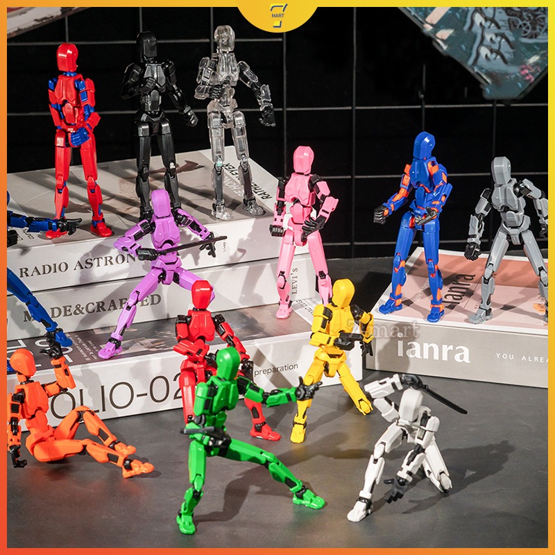Jual Action Figure Model Cetak 3D Sendi Bergerak Figur Aksi Dummy 13 ...
