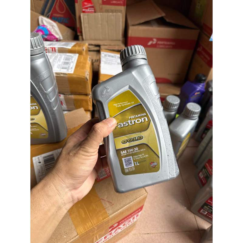 Jual Fastron Gold SAE 5W-30 1 liter Kondisi rembes (cek deskripsi ...