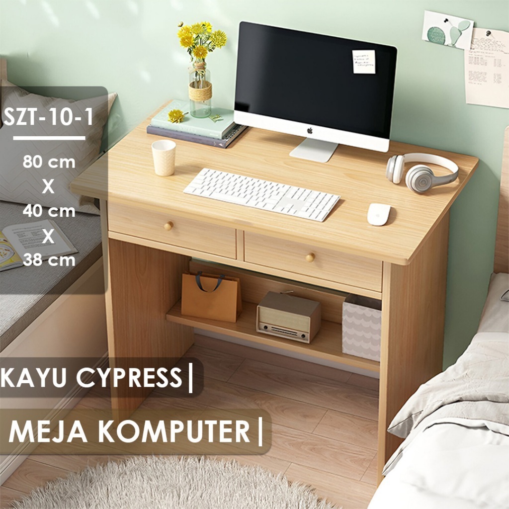 Jual Meja Komputer kayu Cypress Meja Laptop Meja belajar Meja Kerja ...