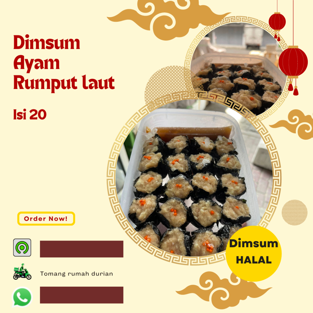 Jual Dimsum Siomay Ayam Rumput Laut Isi 20 Frozen Halal Shopee Indonesia