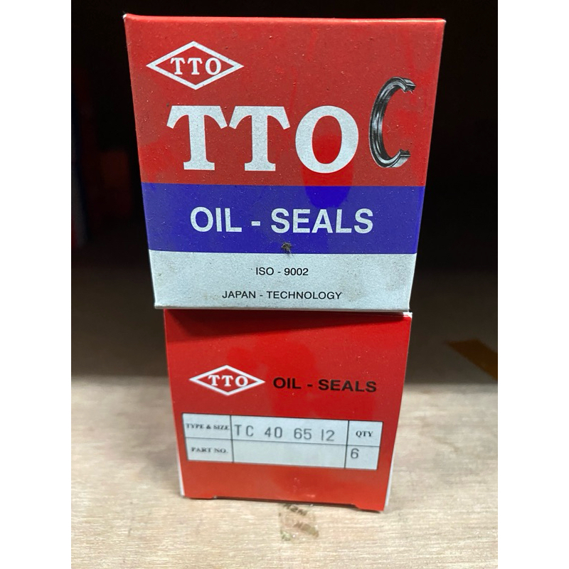 Jual Oil seal seri Tc 40 65 12 Merk TTO | Shopee Indonesia