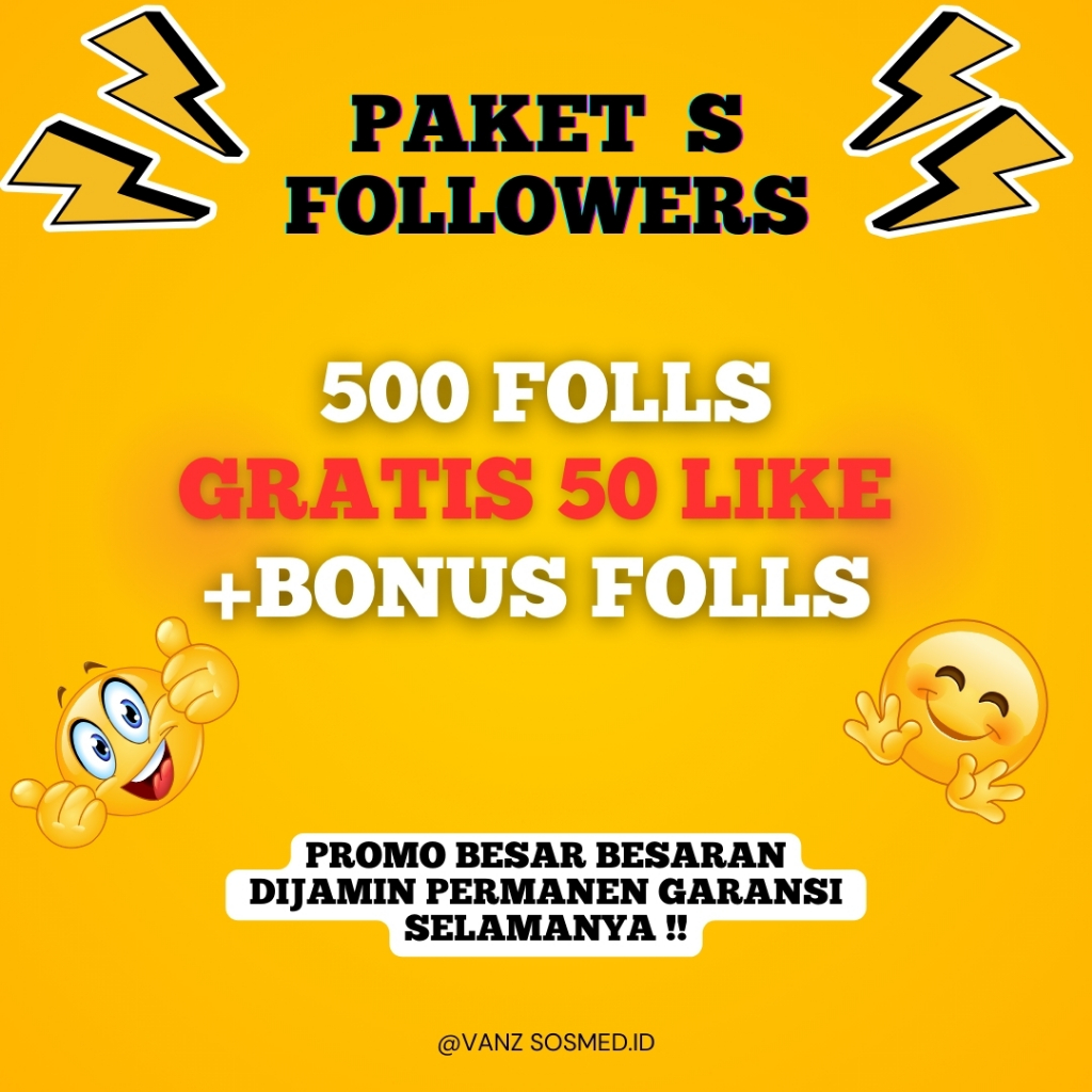 Jual PAKET SMALL FOLLOWER TIKTOK REAL ORGANIC 100% PERMANEN PROSES 5 ...