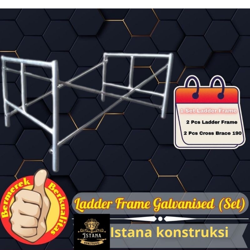 Jual Ladder frame galvaniz T. 90 cm (1 set) | Shopee Indonesia
