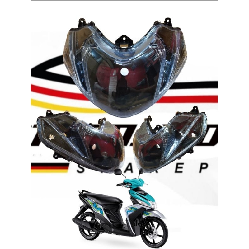 Jual Custom Reflektor Lampu Depan Yamaha Mio M Mio Z Mio Hitam