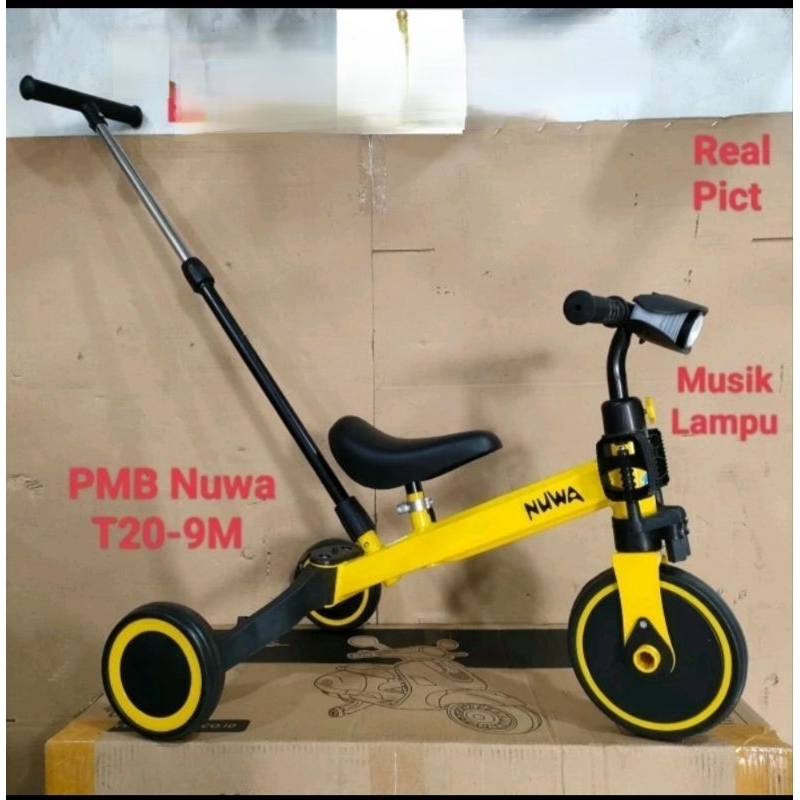 Jual Sepeda balance Bike Nuwa T-20-9 lengkap musik dan lampu | Shopee ...