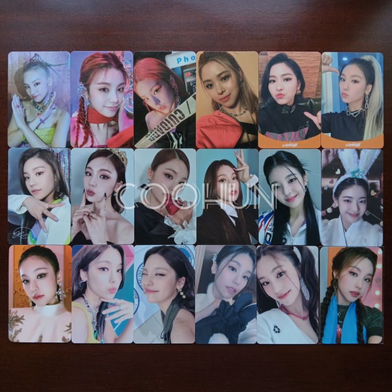 Jual Itzy Official Photocard Chaeryeong Lia Ryujin Yeji Yuna Not Shy