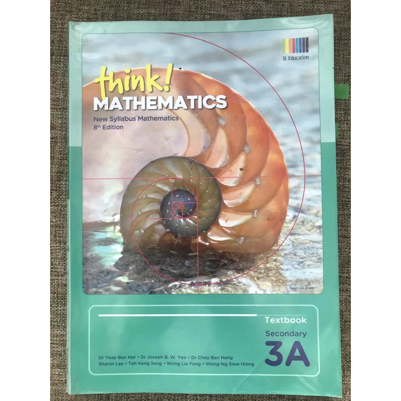 Jual Think Mathematics Textbook Secondary 3A 8th Edition | Shopee Indonesia