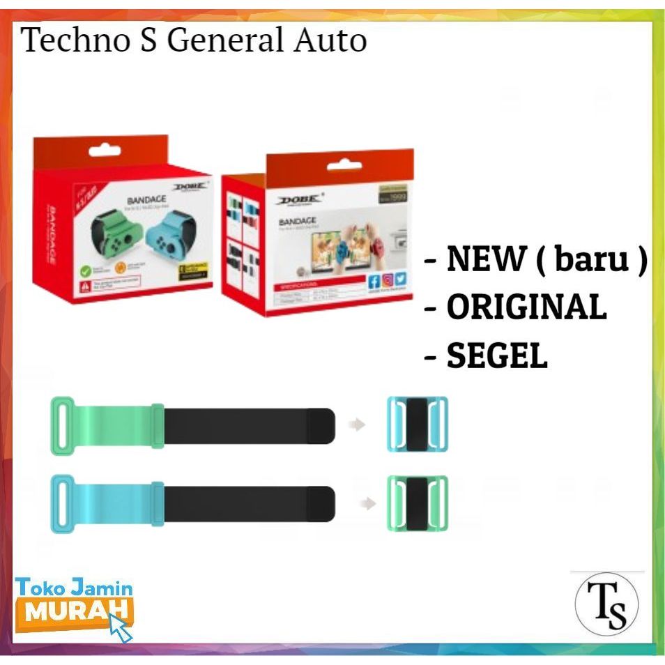 Jual Dobe Hand Strap Wrist Bands Controller Handle Bracket Nintendo ...