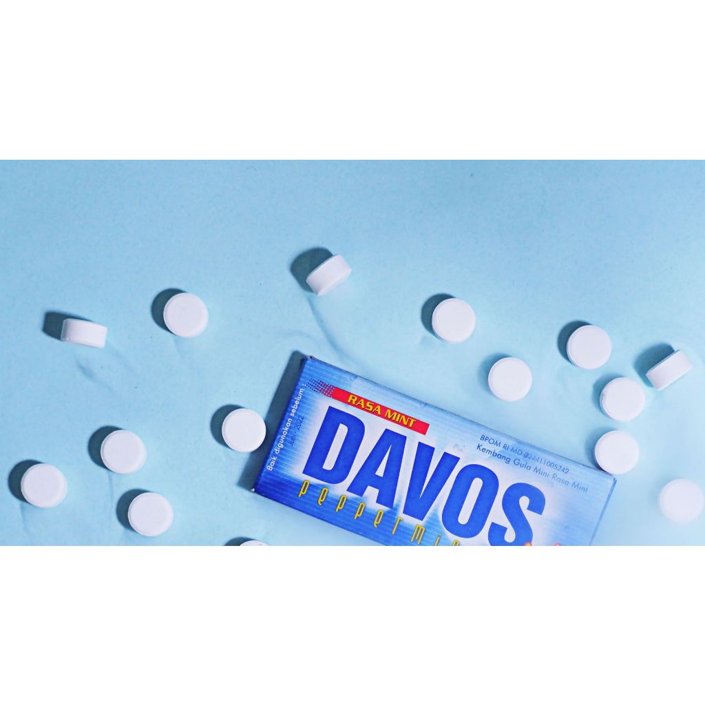 Jual Permen Rasa Mint Davos Peppermint Penyegar Mulut & Tenggorokan ...