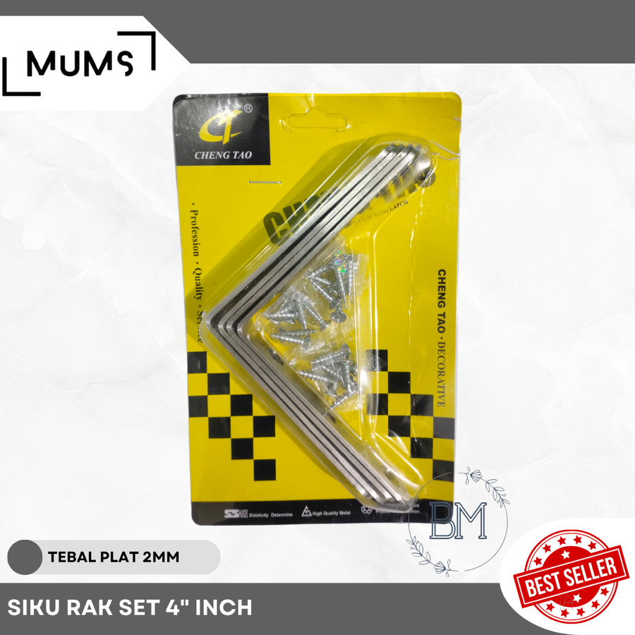 Jual Plat Siku Rak Ambalan 4