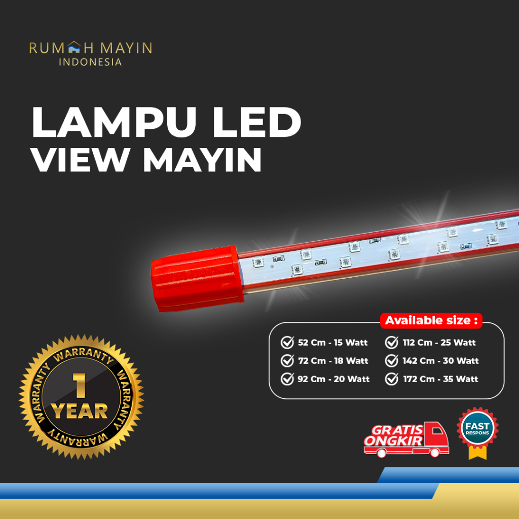 Jual MAYIN Lampu LED View MAYIN Aquarium Ikan Arowana Arwana Shopee Indonesia